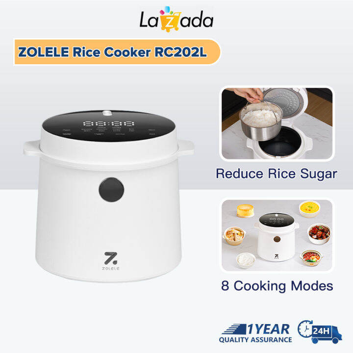 【1 Year Warranty】ZOLELE Low Sugar Rice Cooker RC202L Smart Screen