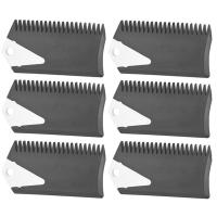 Surfboard Wax Comb 6Pcs Surfboard Surf Wax Comb Remover Cleaning Remover Maintenance Tool for Surf Maintenance