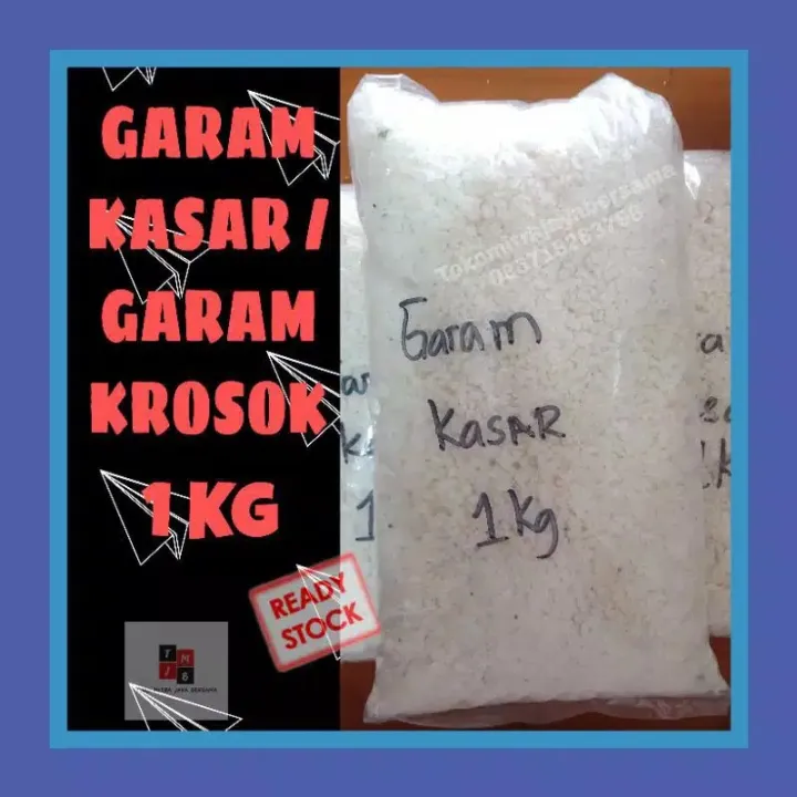 Garam Kasar 1 Kg Garam Krosok Garam Asli Hasil Laut Cirebon Lazada Indonesia 6289