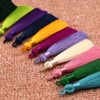 【YF】▫▼  2/5/10PCS 8cm Polyester Silk Tassel Decoration Crafts Jewelry Sewing Curtain Accessories