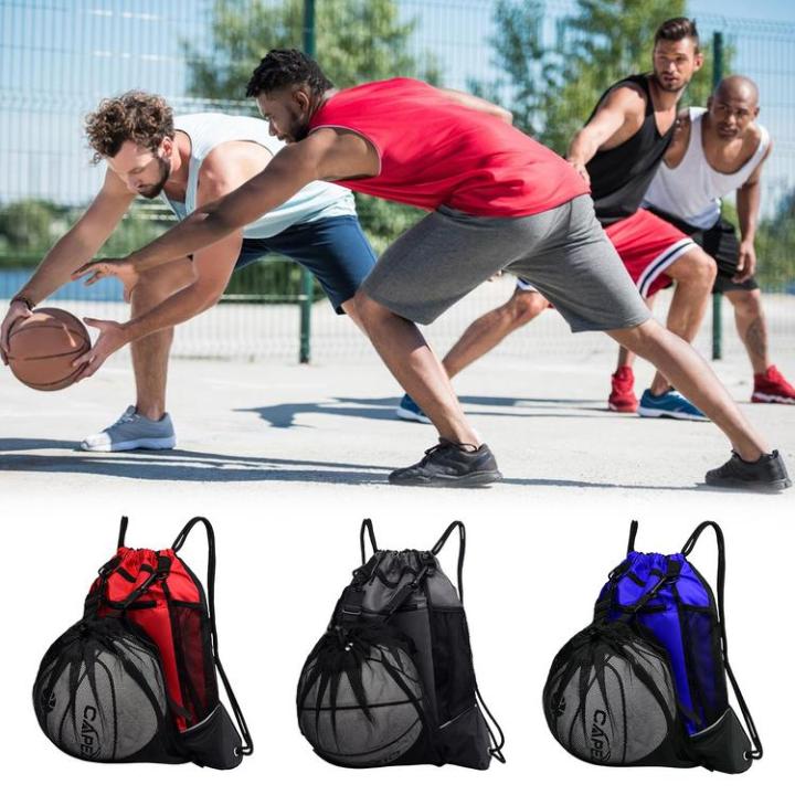 drawstring-basketball-backpack-for-boys-gym-bag-sports-sack-with-detachable-ball-mesh-bag-wear-resistant-sports-gym-string-backpack-advantage