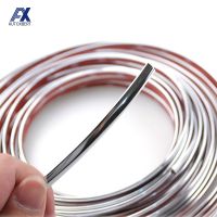 Door Window Mirror Body Molding Strip Sticker Trim Cover Decoration Protection PVC 3M 6mm Car Styling Chrome Decorative Strips