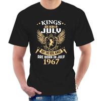 new Kings Legends Are Born In July 1967 Comical Personalized Kawaii Fi Mens T-Shirts Fashion