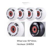 ?ส่งฟรี ล้อสเกตบอร์ดระดับพรีเมี่ยม  ABEC-11 608RS STEEL BERARING 95A PU WHEELS 52X32 MM