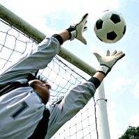 ถุงมือ Latihan Sepak Bola แฮนด์การ์ดกันลื่นสำหรับเด็กผู้ใหญ่ถุงมือกีฬาสำหรับผู้รักษาประตูกันลื่น