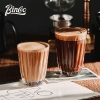 Bincoo แก้วกาแฟถ้วย Latte ย้อนยุคเรียบง่ายสกปรก Ice American แก้วกาแฟแนวตั้ง