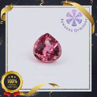 พลอยพิงค์ ทัวมาลีน (Natural Pink Tourmaline) น้ำหนัก 0.80 กะรัต รูปร่างหยดน้ำ สีชมพู พลอยดิบ ไม่มีการปรับปรุงคุณภาพใดๆ มีขนาดเล็กๆน่ารักๆ