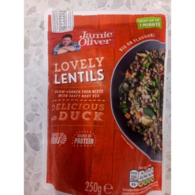 🔷New Arrival🔷 Jamie Oliver Lovely Lentils ถั่วเลนทิลล์ ผสมผักต่างไป ปรุงรส  เจมมี่โอลิเวอร์ 250 กรัม  🔷🔷