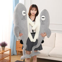 Toys Shark Plush Cartoon Cushion Soft Pillow Plushie Cute Home Decor Kids Gifts