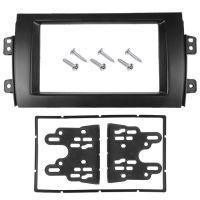 แผงเครื่องเล่นดีวีดีในรถยนต์2din แผ่นครอบสเตอริโอเสียงวิทยุรถอุปกรณ์ยานยนต์พอดีสำหรับ Suzuki Sx4 Fiat Sedici