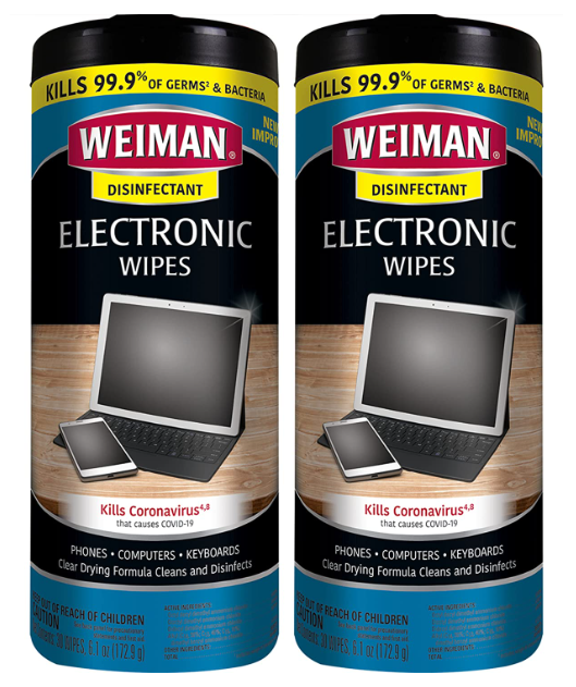 Electronic & Screen Disinfecting Wipes Safely Clean Your Phone