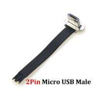 คอนเนคเตอร์ไมโคร USB Type-C 3Pin 2Pin พร้อมตัวต้านทาน R1แบนนุ่มสายชาร์จตัวผู้ชาร์จไฟรวดเร็วต่อสายไฟสำหรับโทรศัพท์