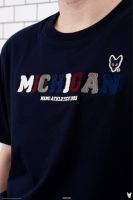 เสื้อยืด Memo Supersoft Premium งานปักรุ่น Michigan ลิขสิทธิ์แท้