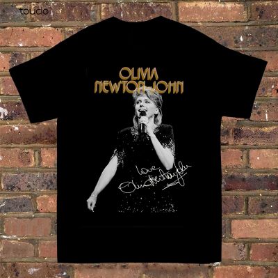 Olivia Newton John 1948 2022 Cotton T- Shirt Unisex All Size S To 2345Xl Xs-5Xl Custom Gift Short Sleeve Funny Tee Shirts