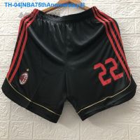 ℡☇┋ NBA75thAnniversary4 Retro Milan jersey 06-07AC Champions League final version Inzaghi Shevchenko No. 22 Kaka football suit set