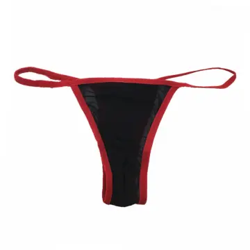 Men's Bikini G-strings Lingerie Underwear Smooth Briefs Tangas Thongs  Underpants Men Low Waist Panties 