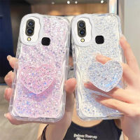 เคสแฟชั่น Y85สำหรับ Vivo V9เคสแฟชั่นเด็กสาวสวยเปล่งประกายประดับเลื่อมท้องฟ้าเต็มไปด้วยดวงดาวด้วยความรักเคสเคสมือถือกันกระแทกแบบนิ่มป้องกันฝาหลัง