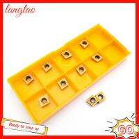 LANGTAO 10Pcs CCMT060204 UE6020 เครื่องตัดภายใน สามเหลี่ยมแอลอีดี สีเหลืองทาเล็บ แท่นยึดสว่าน ทนทานต่อการใช้งาน โลหะสำหรับตกแต่ง ใส่ tcmt เครื่องกลึงโลหะกลึง