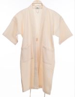 กรีน ค๊อตตอน ชุดคลุมรังผึ้งเด็ก สีครีม (SIZE S) Green Cotton Kids Classic Bathrobe (Waffle Fabric) (SIZE S) 1302/1