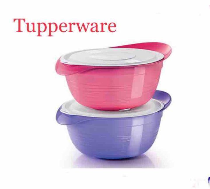Tupperware ชามโคมใบใหญ่ จุ 3.5ลิตร 1ใบ สีชมพู