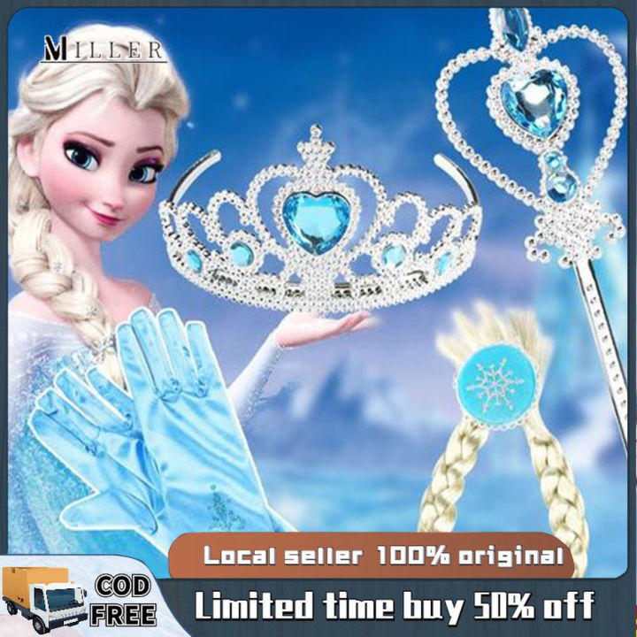 Frozen Princess Elsa Dress Elsa Crown Elsa Wand and Elsa 