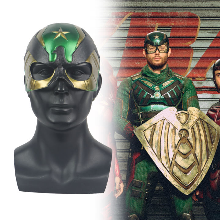 คอสเพลย์อะนิเมะหน้ากากเด็กชายหน้ากาก-latex-face-ทหาร-boy-หมวกกันน็อก-superhero-หน้ากากฮาโลวีน-masquerade-props