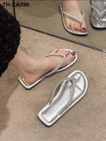 Han edition flat pinches cool slippers fairy female 2023 summer beach flip-flops of diamond big yards