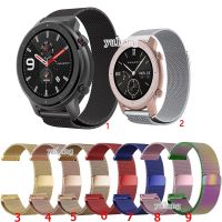 ☸❀ﺴ สายนาฬิกาข้อมือ สไตล์มิลาน สําหรับ Huami Amazfit GTR Mini 2 3 4 42 มม. 47 มม. GTR2 GTR 2E GTR4 GTR3 Pro