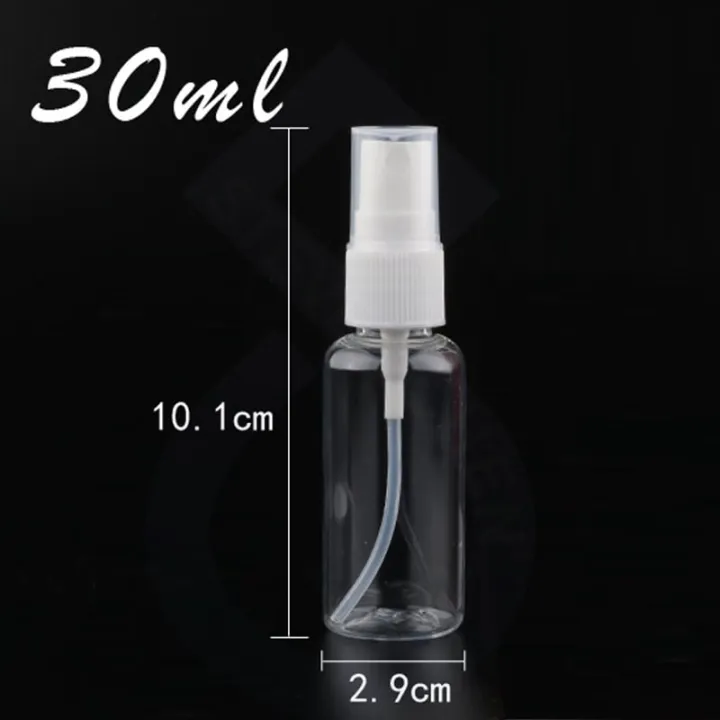 30ml Long Neck Empty Bottle Spray Mist Set of 10 pcs | Lazada PH