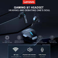 Lenovo HQ08สเตอริโอไร้สายแท้หูฟังแบบ In-Ear BT 5.0หูฟังเล่นเกมเพลงเกมโหมดคู่/สเตอริโอ/ทางกายภาพลดเสียงรบกวน IPX5กันน้ำชุดหูฟังพร้อมไมโครโฟนสำหรับเกม/กีฬา/เพลงเข้ากันได้กับ IOS Android