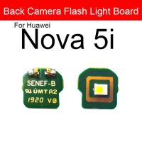 ไฟอุปกรณ์เสริมไฟถ่ายรูปด้านหลังสายเคเบิ้ลยืดหยุ่นสำหรับ Huawei Nova 5 5pro 5i 5T 6 7 7 Pro อะไหล่เปลี่ยนบอร์ดไฟอุปกรณ์เสริมไฟถ่ายรูปกล้องมองหลัง