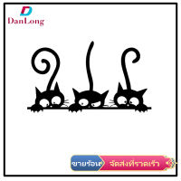 【DANLONG ?】Car Stickers Cute Cats Family Pattern Body Decorative Decals Styling Sticker D-2097