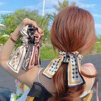 2022เกาหลี Streamers Bowknots Headbands ผมหางม้าหัวเชือกผมผู้หญิง Scrunchies Headdress