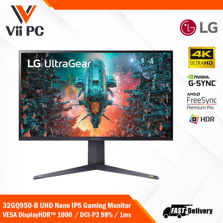 LG 32GQ950-B 32 Inch Ultragear UHD (3840 x 2160) Nano IPS Gaming