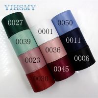 YJHSMY C-18130-224 38 mm 5 yards Solid color bilateral Embossing ribbons Wedding decorative ribbons gift wrap DIY materials