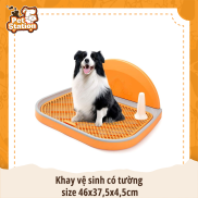 Khay vệ sinh có tường