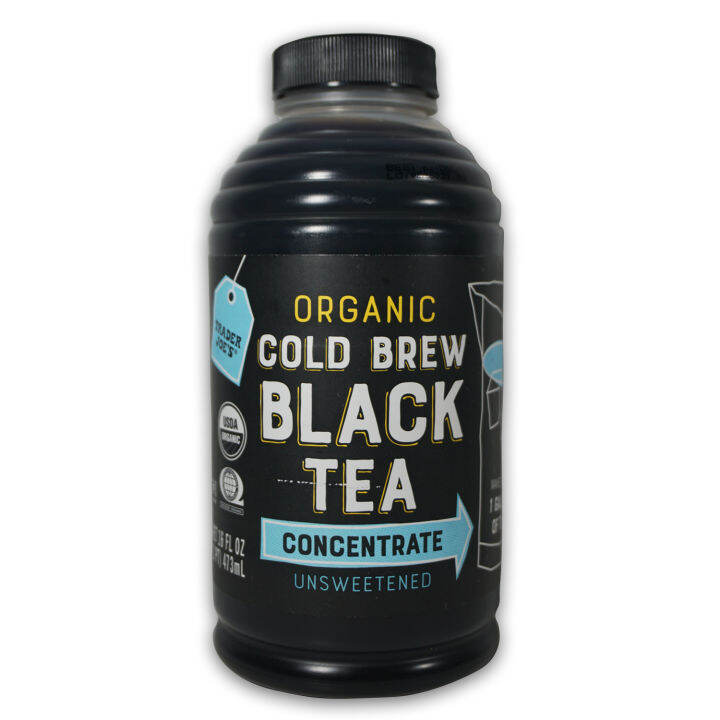 Trader Joe's Organic Cold Brew Black Tea Concentrate Unsweetened (473mL