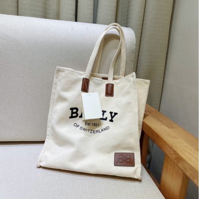 ✱ 2023 Female Bag New Style Canvas With Genuine Leather Portable Shoulder Tote Large Capacity Design Shopping BA777777