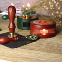 ❍✶ Wax Seal Stamp Set Lacquer Furnace Solid Wood Stove Fire Paint Seal Supplies Wax Spoon Sealing Wax Melting Pot DIY Craft Supplie