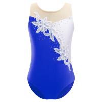 Kids Girls Faux Diamonds Glittering Sequins Gymnastic Skating Jumpsuit Yoga Ballet Dance Leotards Acrobatics Workout Sportswear