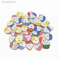 ☞✗☢ 100pcs/lot 16x20mm Mixed Cakes Ice Cream Wooden Buttons Sewing 2 Holes Accessories Embellishments Cardmaking Baby Fancy Button