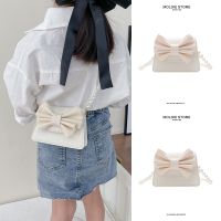 Summer childrens little girl little princess baby bag girl 2023 new crossbody cute pearl chain bag 【QYUE】