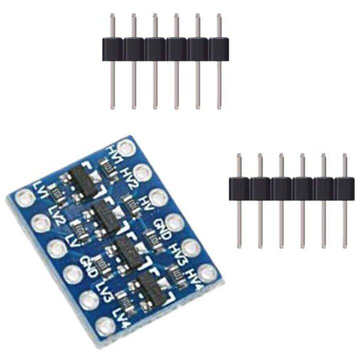 10pcs-4-channel-iic-i2c-logic-level-converter-bi-directional-module-3-3v-to-5v-shifter-for-arduino-pack-of-10