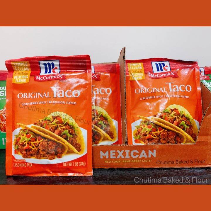 McCormick Original Taco Seasoning Mix 28g. แม็คคอร์มิค เครื่องปรุงรสทา