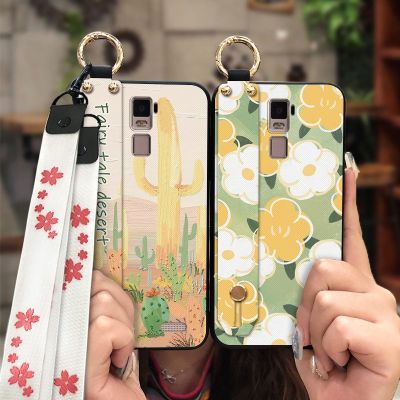 Wrist Strap Wristband Phone Case For OPPO R7 Plus painting flowers Anti-knock armor case Waterproof Anti-dust sunflower