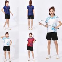 shot goods Top Quality Badminton Shirt 256 Women Badminton Jersey Shorts Leopard Casual Wear Sportswear Boys Girl Training Clothes 2XS-4XL