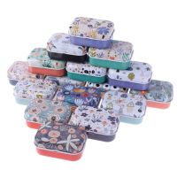 1 PC Mini Tin Metal Box Sealed Jar Packing Boxes Jewelry Candy Box Small Storage Cans Coin Earrings Headphones Gift Box Holder Storage Boxes