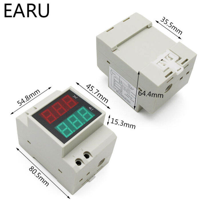 0-100a-ราง-din-จอแสดงผลแอลอีดีโวลต์มิเตอร์หม้อแปลงแอมมิเตอร์-ac80-300v-200-450โวลต์มิเตอร์แผงเครื่องทดสอบ-semasa