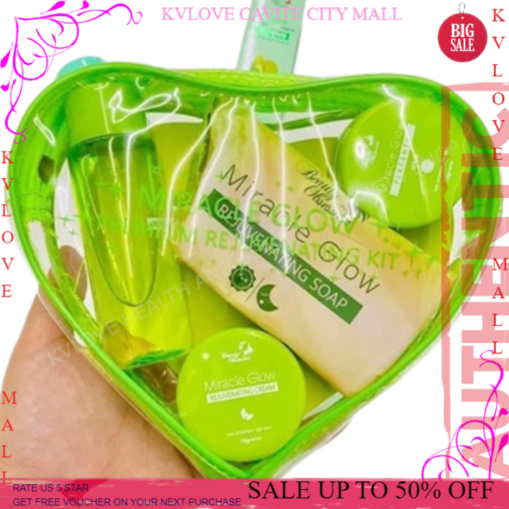 Set Miracle glow premium rejuvenating set by beauty obsession kvlove