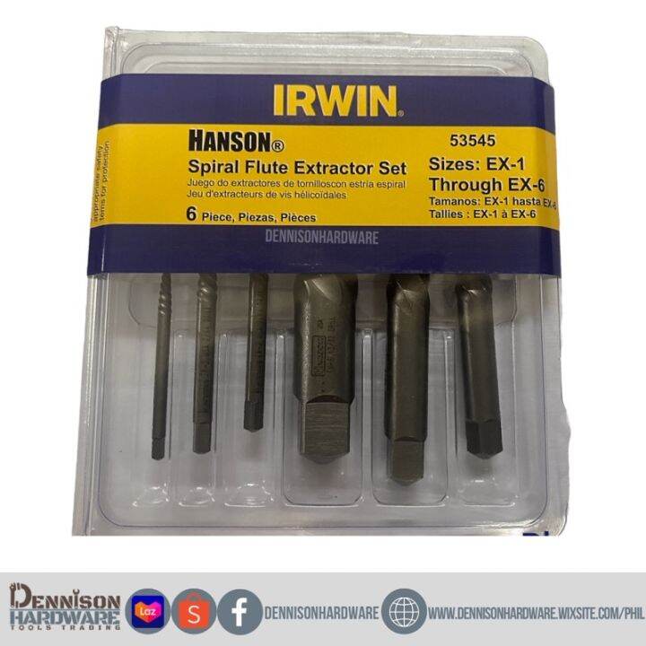 Irwin Hanson 6pc screw extractor set Lazada PH